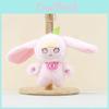 Transformative Bunny Plush Keychain Cartoon Dress Up Rabbit Toy And Keyring