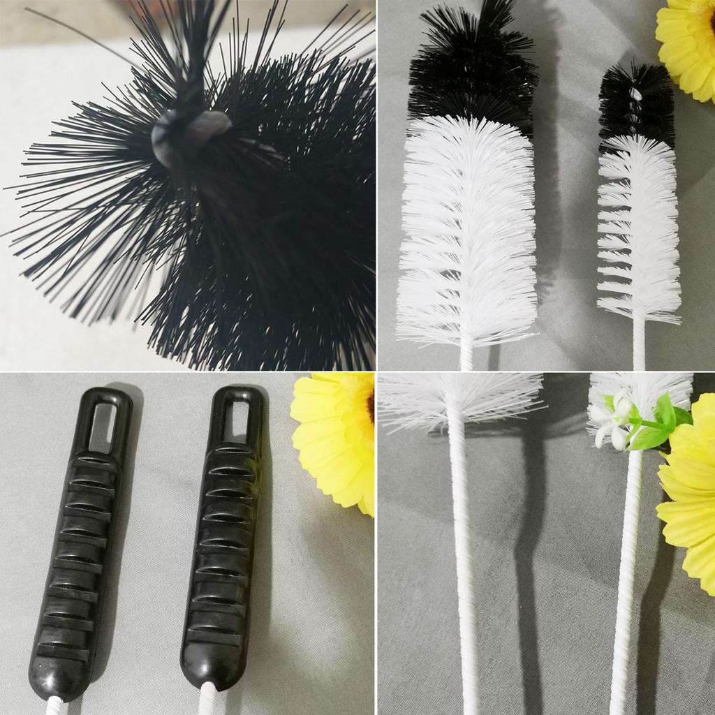 Coralpearl Bottle Cleaning Brush Long Handle Utility Bottle Cleaning Brush Bottle Washing Brush Small Wire Cleaner Bendable Skinny for Cleaning Narrow