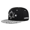 Baseball Cap Threedimensional Embroidered Hiphop Hat Flat Brim Fashionable Hat
