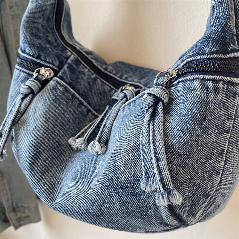Denim Shoulder Bag Women's Tote Crossbody Bag