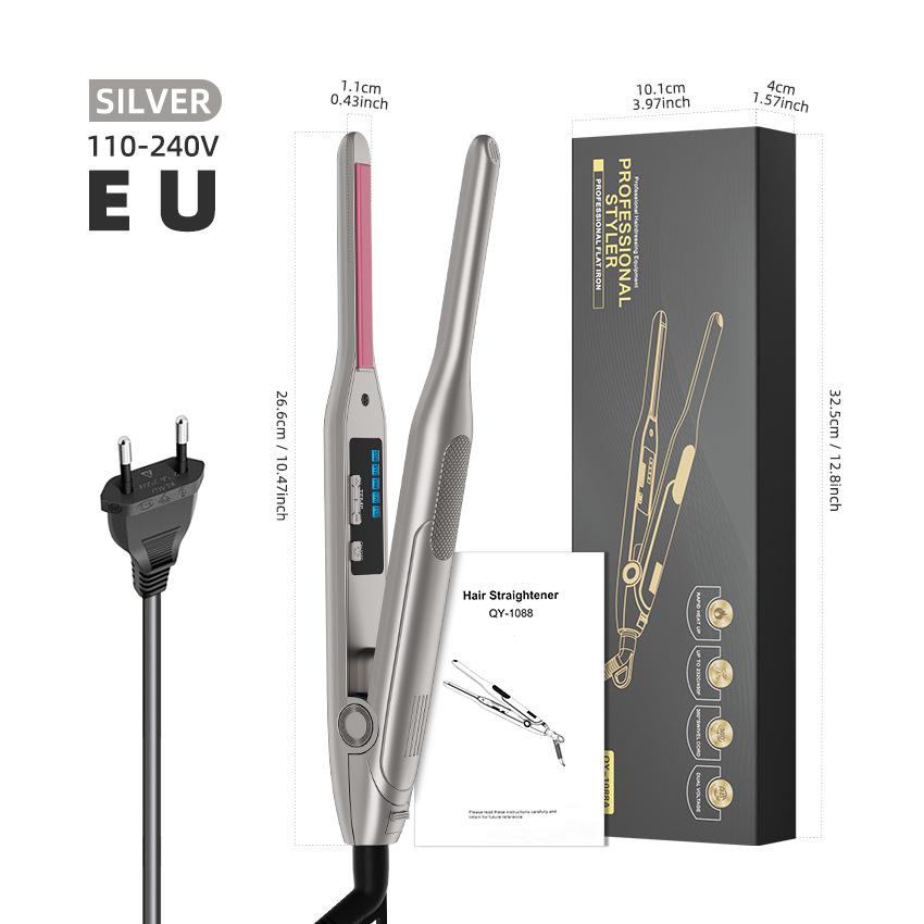 

Narrow Version Straightener for Both Straight and Roll Use Silver silver/EU