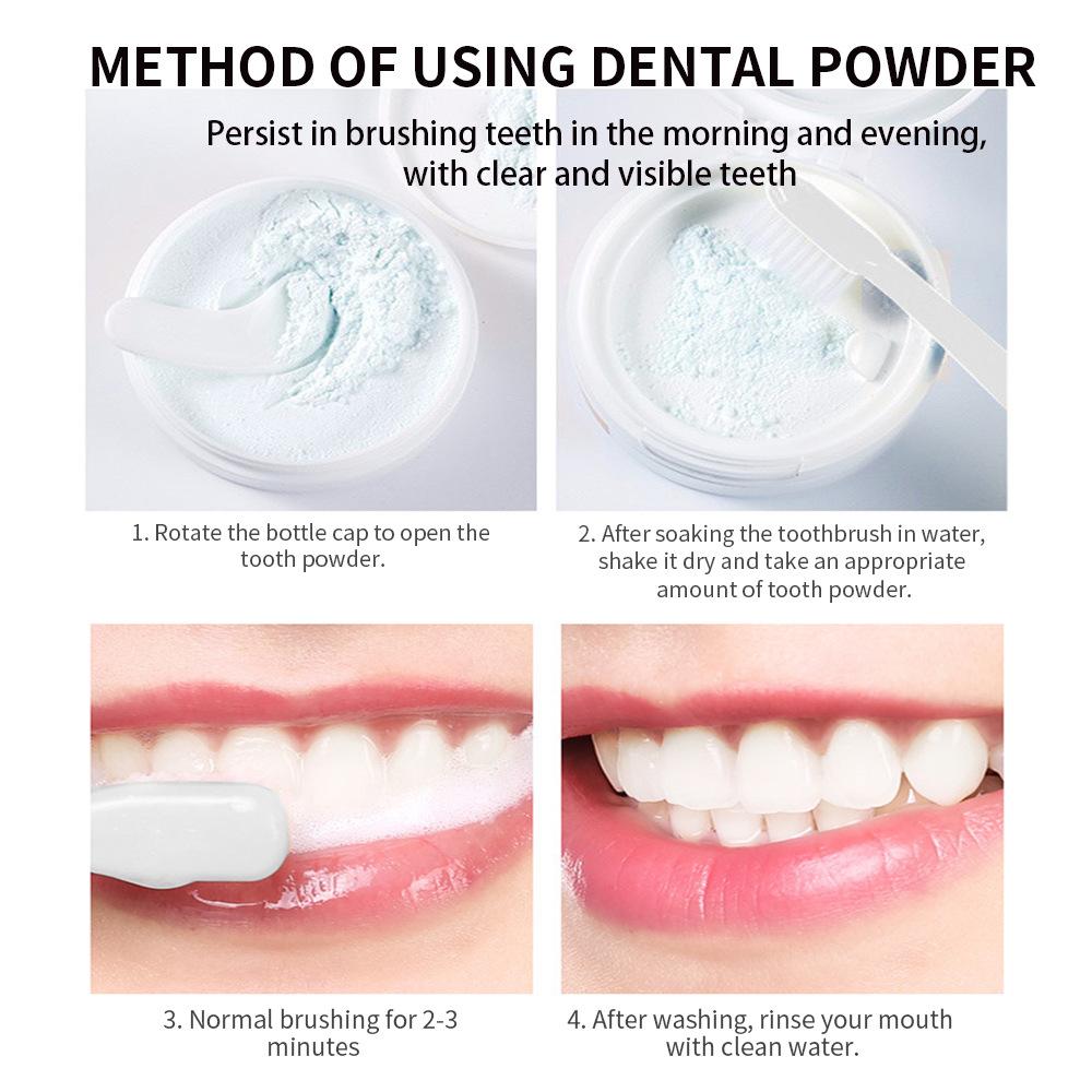 Probiotic Whitening Tooth Powder, Clean Tooth Removes Tartar Yellow Stains 50g