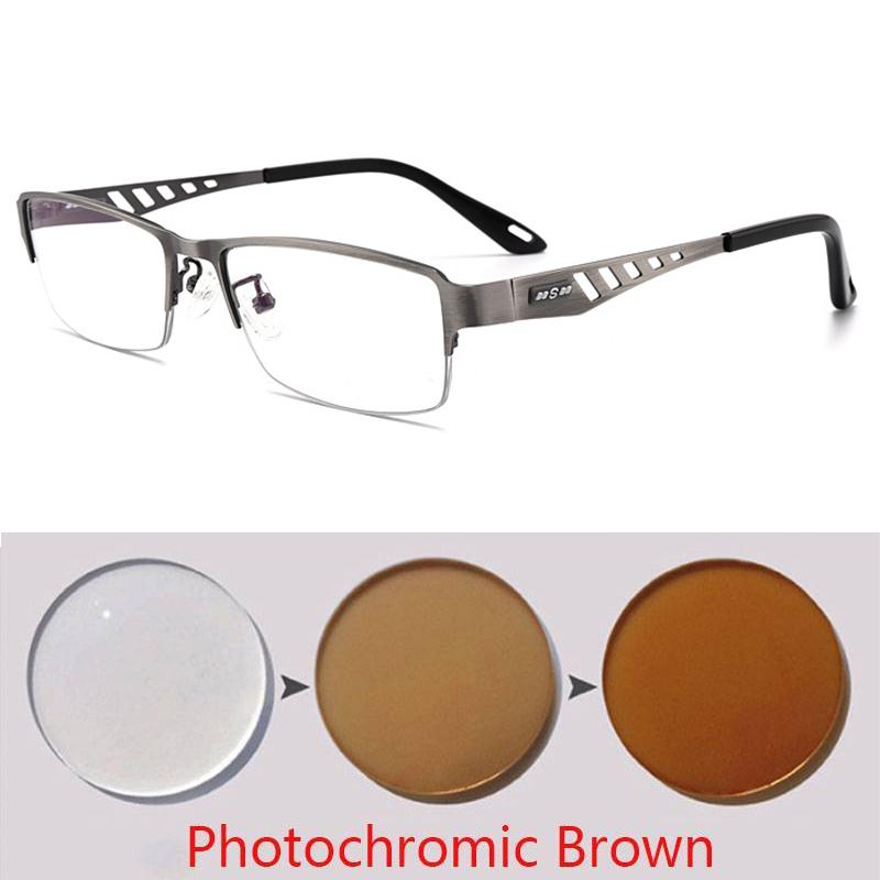 Photochromic Eye Glasses Men Women Myopia Eyeglasses Students Short Sight Eyewear 0 -0.5 -1 -1.25 -1.5 -1.75 To -6