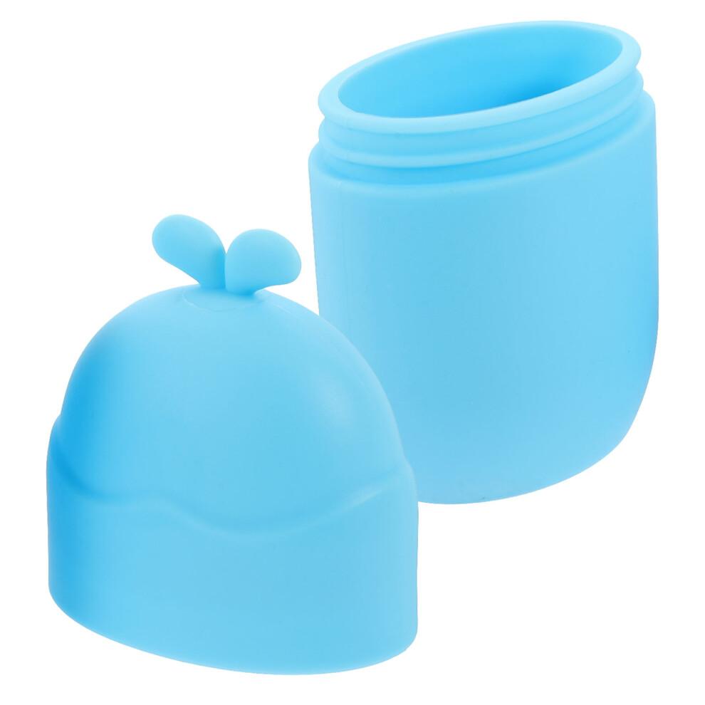 Blue Silicone Face Massage Ice Roller Skin Care Tool for Home Use