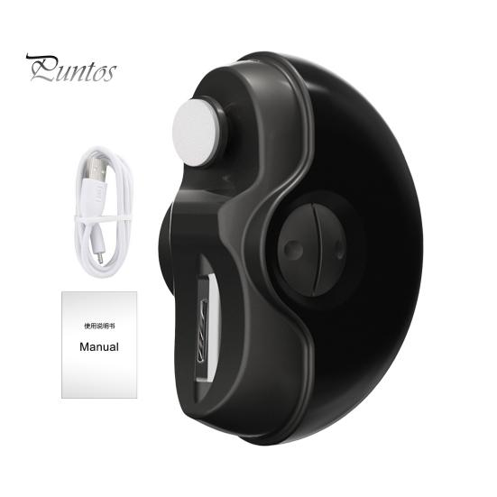 

Электрическая машинка для стрижки ногтей, полировщик со светодиодной подсветкой, 2-скоростная, перезаряжаемая, 2-в-1, автоматическая пилка для ногтей для детей, взрослых, пожилых людей, триммер для маникюра 1 Set чёрный