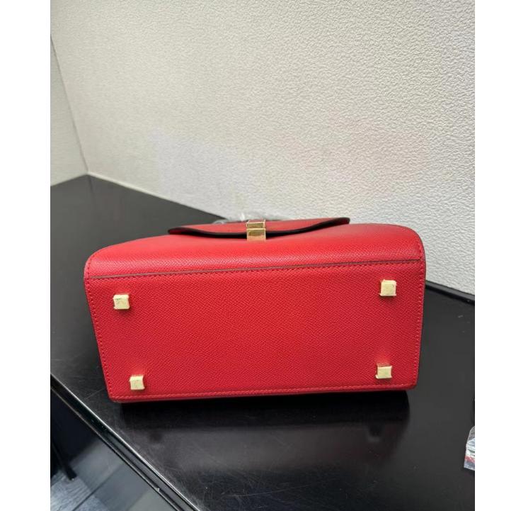 Geantă nouă de damă din piele de înaltă calitate cu model de palmier, piele, cataramă dreptunghiulară, clapă cu închidere, geantă de mână pentru femei, geantă mică de umăr/crossbody