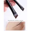 1 Set Of 5 Brushes, Black Diagonal Eyeliner Eyebrow Brush, Lying Silkworm Novice Makeup Painting Down To Eye Shadow