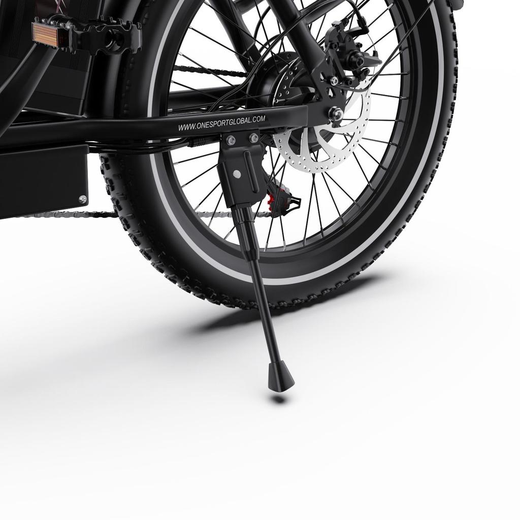 ONESPORT OT16-2 Universal City E-Bike 250W & 25km/h & 20" Road E-Bike, 48V17Ah & 100km PAS Range & Front Suspenison Long Range E-Bike