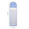 1pcs Macaron Color Sticky Strips 160 Sheets Fluorescent PET Transparent Memo Pad Index Stickers Office