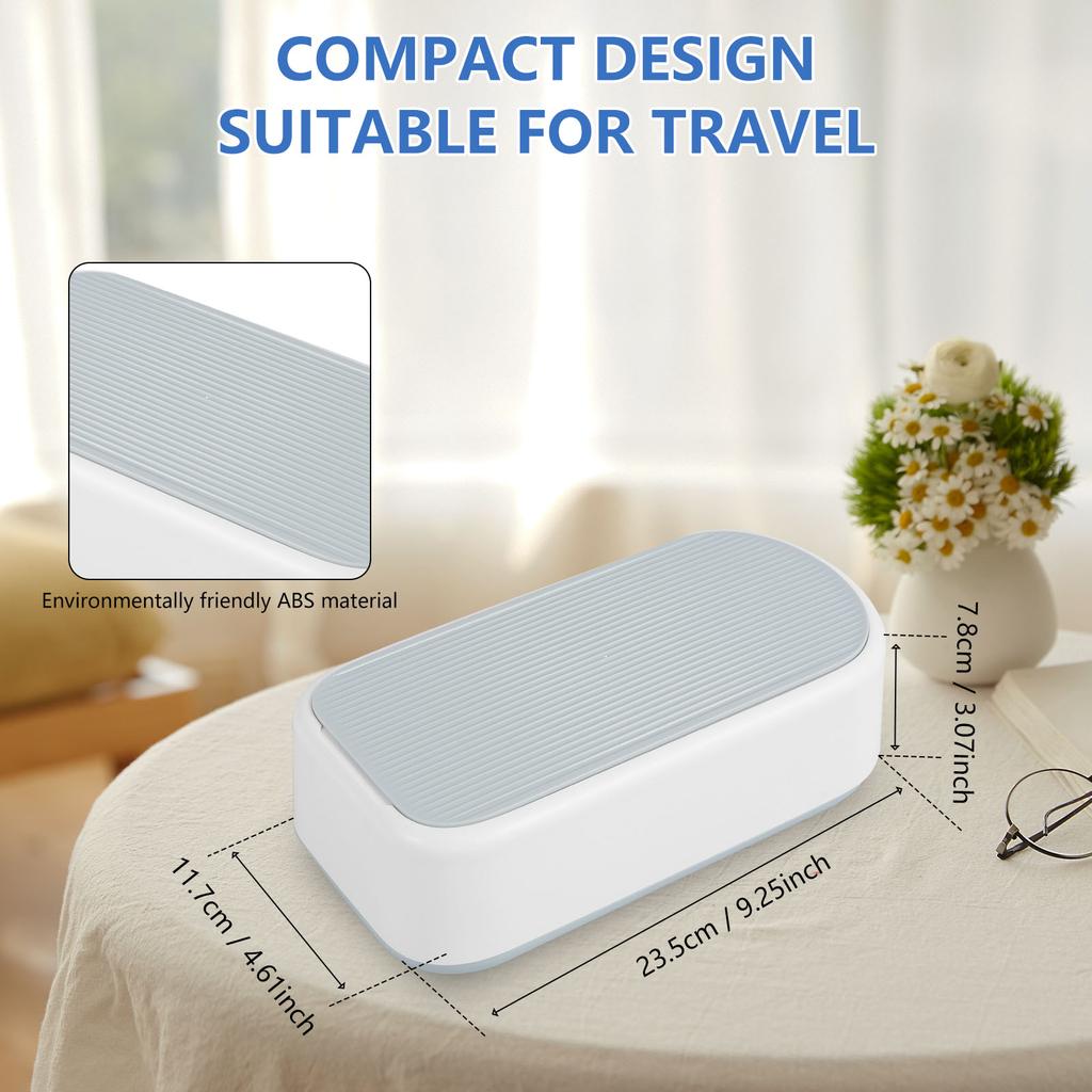 360° Ultrasonic Jewelry Cleaner Professional Cleaning Machine for Eyewear Denture Fixer Ultrasonic Cleaning Machine