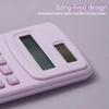 1Pc Small Solar Calculator Portable Calculator Cute 8 Digits LCD Electronic Home Office Calculator for Primary School Calculator