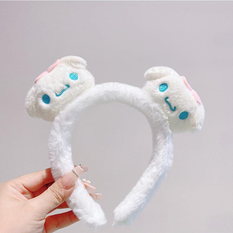 Korean Style Knit Hairband For Girls Cute Panda Handmade Hair Clip Cartoon Headwear