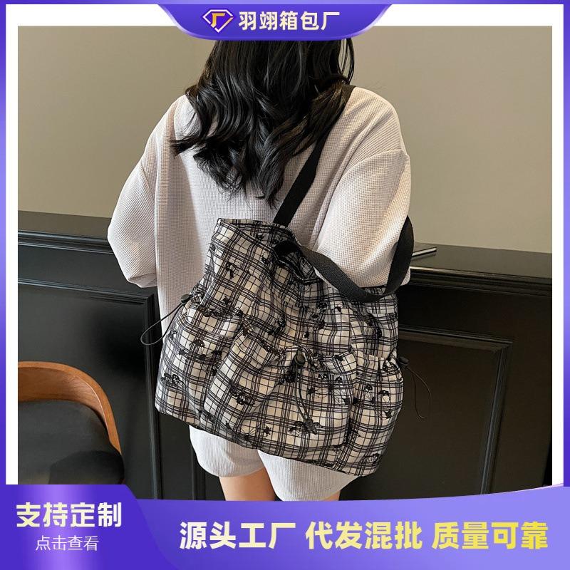 Spring New Single Shoulder Floral Fashion Girls Cloth Bag Cute Small Cloth Bag Trendy Mobile Phone Bag Women's Bag
