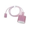 Sparkling Rhinestones Charging Protectors Set With TPU Cover And Cable Clip For 20W 18W Fast Charging Accessories