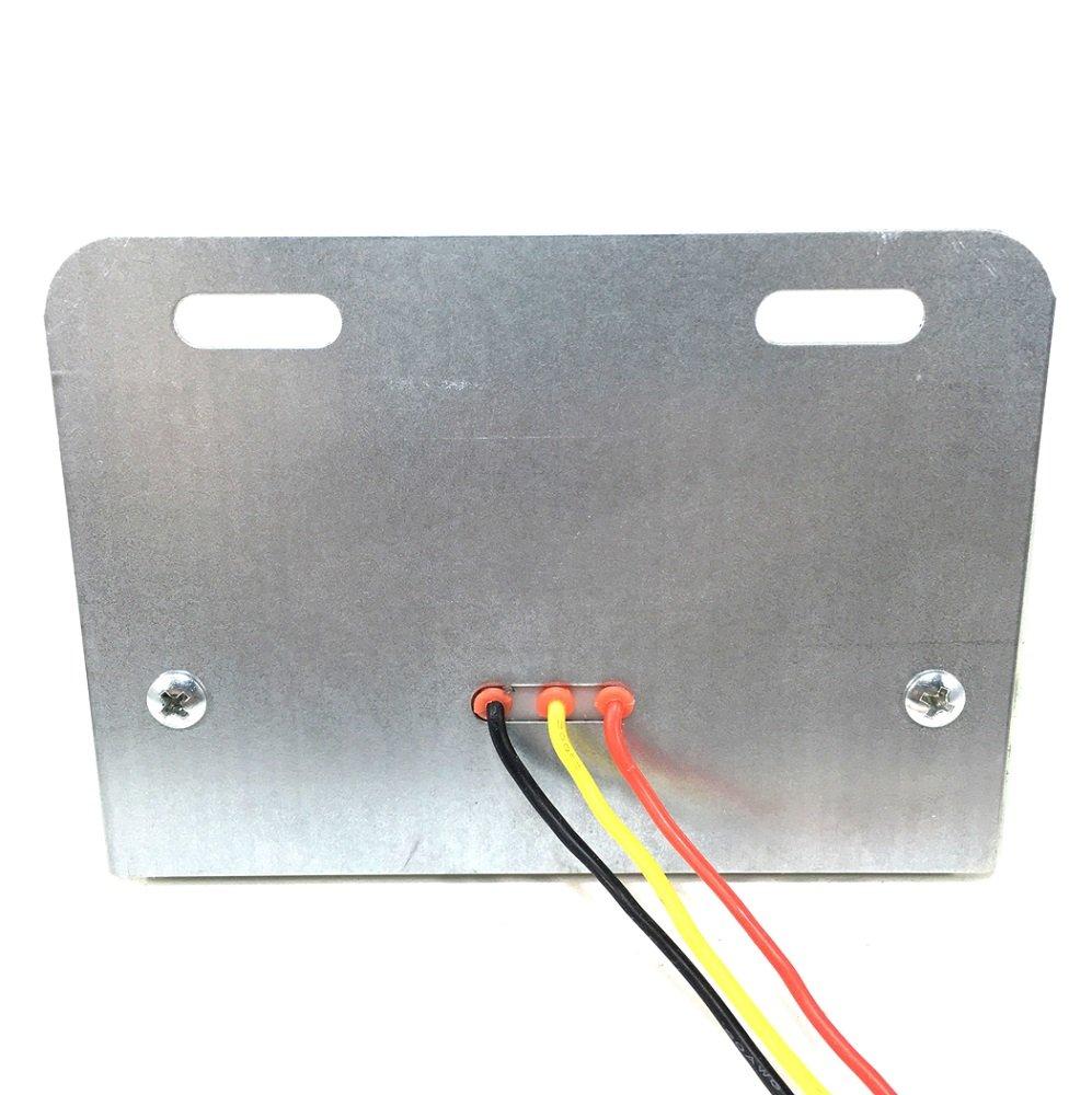 24V Truck Side Marker Lamps with 24 Set of Custom Parts for Decorative Under-Down Lights, LEDs, Square, 10, White, Blue, Amber, Green, Red, Trailers,