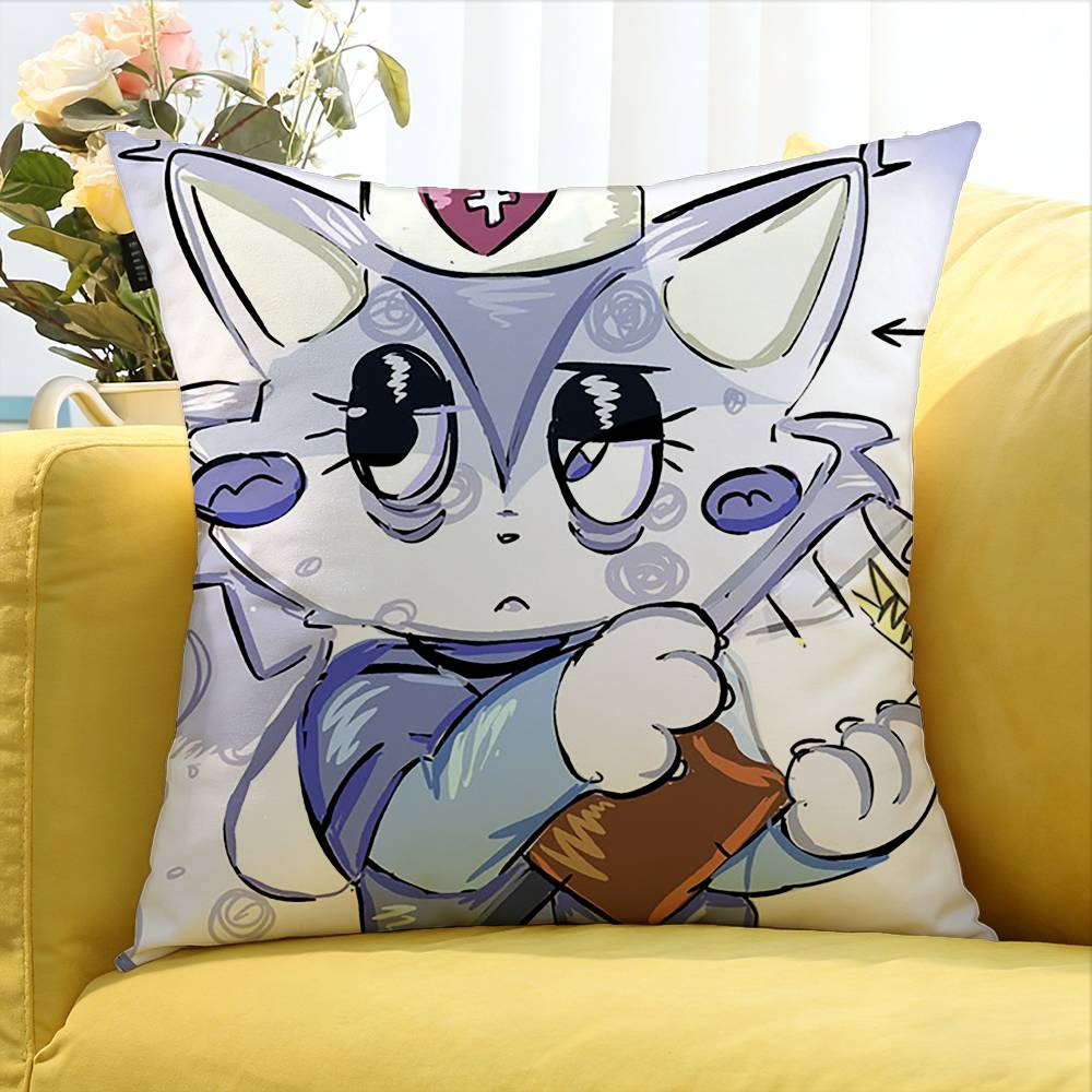 animal hospital head nurse Various Sizes Square Pillow Case For Car Home Bedchamber Decor