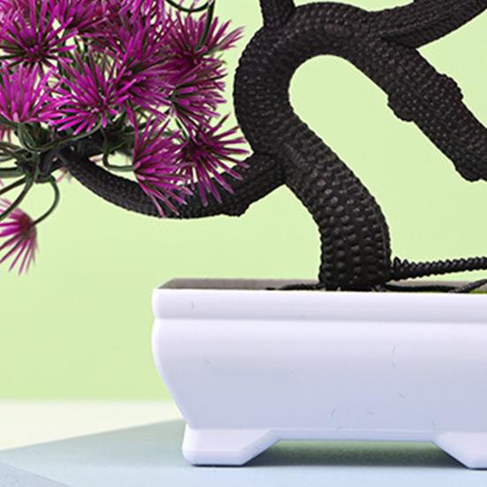 Artificial Plant Pot Energetic Easy Care Non-fading Vivid Ornamental Fake Flower Pot
