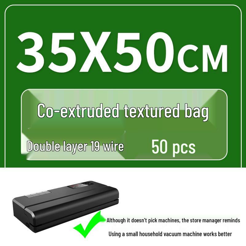 Seven-Layer Textured Vacuum Seal Bag - Nylon Fresh-Keeping Compression Bag for Food Storage