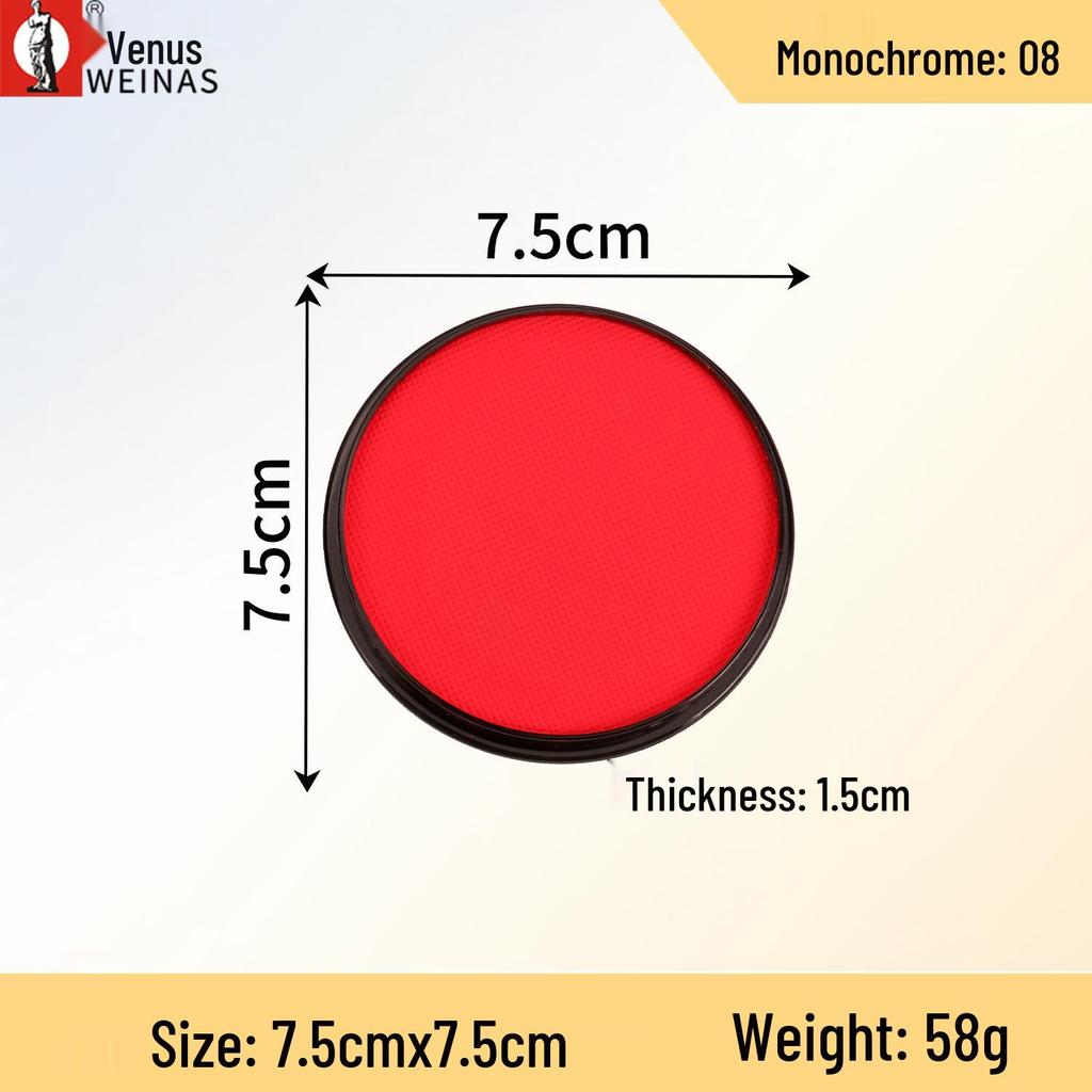 Monochrome Water-Soluble Body Paint for Kids DIY Halloween Cosplay Face Painting Palette