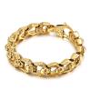 Kalen 13mm Gold/Black Color Skull Combination Bracelet Men's Chunky 316L Stainless Steel Jewelry Gothic Black Accessories Gift