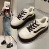 Damen-Sneaker mit Kunstpelzfutter für den Winter, rutschfeste warme Kunstleder-Laufschuhe für den Außenbereich, modische, lässige Sportschuhe mit Fleece-Futter für Damen