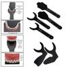 Dental Orthodontic Black Background Board Photo Image Contrast Oral Cheek Plate with Scale Mark Autoclavable Tools