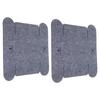 2 Pcs Desktop Storage Felt Box Foldable Felt Storage Basket Makeup Organizing Basket for Home