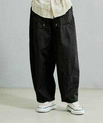 FRIZMWORKS Twill Balloon Pants _ Black