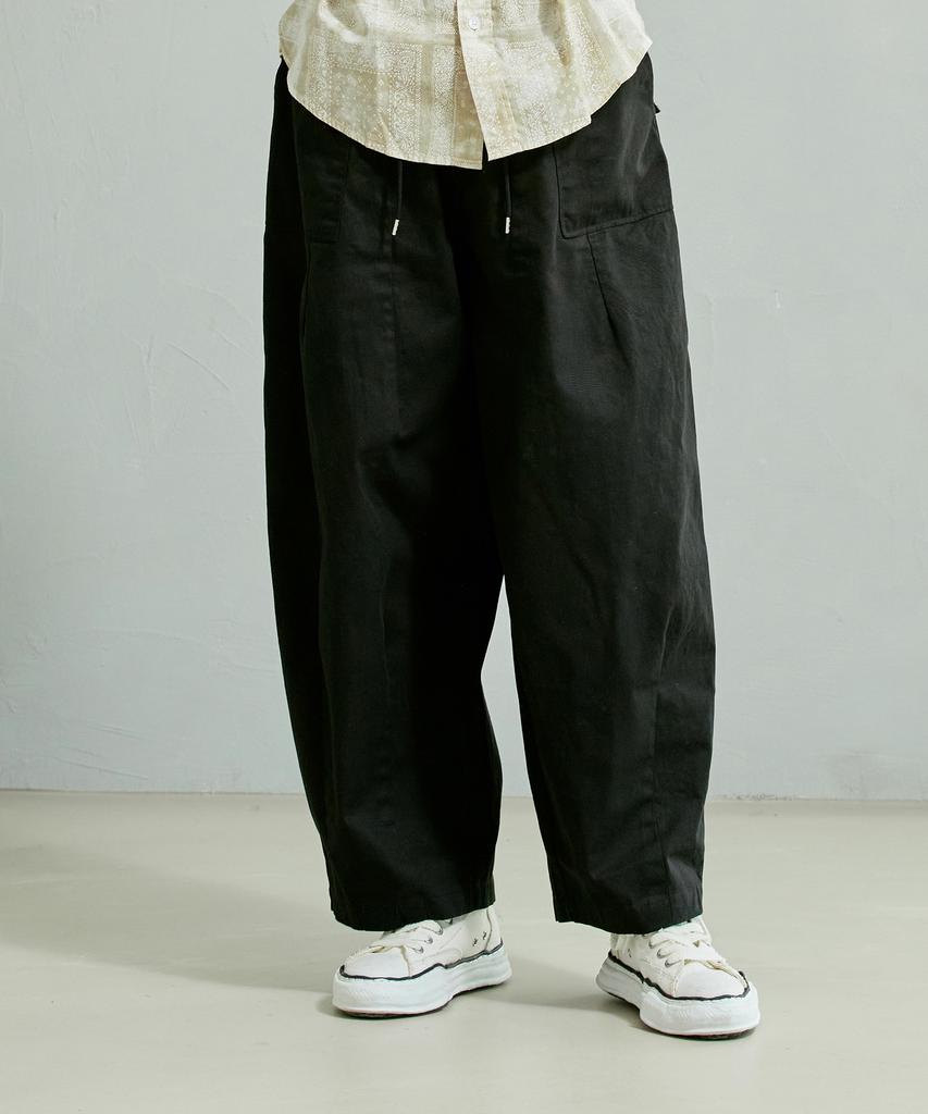 FRIZMWORKS Twill Balloon Pants _ Black