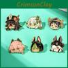 Original Fantasy Badge Walnut Lapel Pin Cartoon Character Alloy Brooch