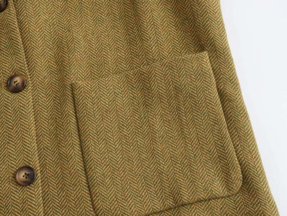 European & American Women's Spring Street Fashion Pocket Jacket