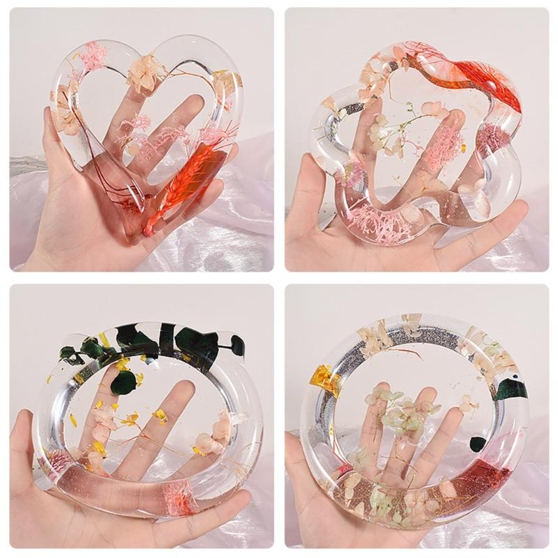 Silicone Cake Holder Tray Mold Fruit Cup Mold Resin Pendant Mold Food Station Serving Tray Mold Diy Coaster Casting