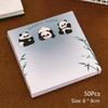50 Blatt Kawaii Bambus Panda N Mal Haftnotizen Niedliche Cartoon Haftnotizen Tragbarer Notizblock Schulbürobedarf Geschenke