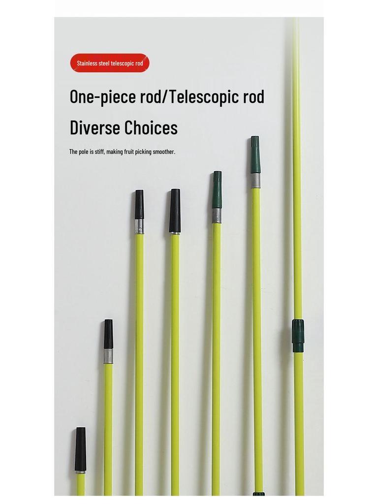 High-Altitude Metal & Mesh Fruit Picking Basket for Waxberry, Loquat, Peach, and Plum