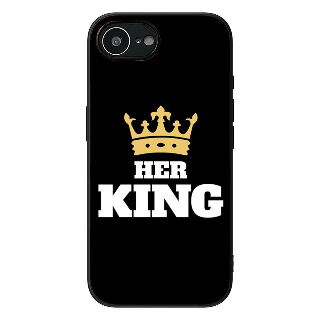 King Queen Lovers Crown Princess Phone Cover for Samsung Galaxy A06 A05 A14 A50 A51 A52 A12 A13 A23 A70 A07 A25 A26 A72 A56 Case
