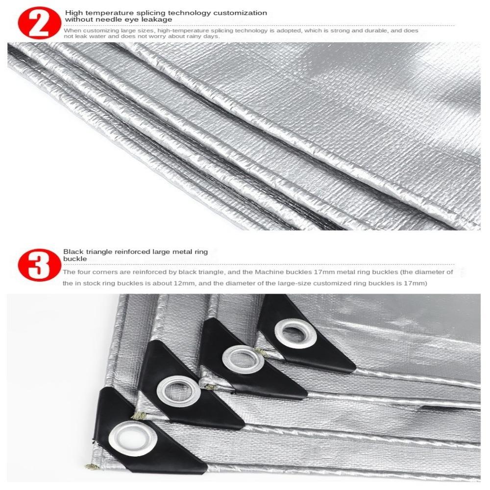 Outdoor Awning PE Tarpaulin Boat Car Truck Canopys Awnings Waterproof Shading Sail