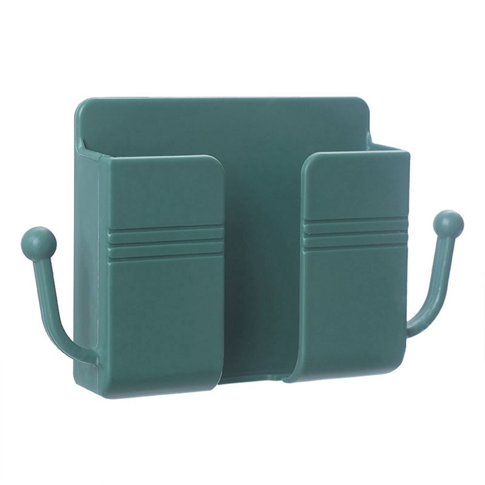 Brackets Wall Mounted Organizer Storage  Case Remote Control Holder Storage Box Phone Plug Stand