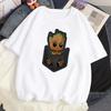 T Shirt For Men Fun Groot Printed Shirt Fashion Women's Casual Cotton T-Shirt Women Street Wear T-Shirts