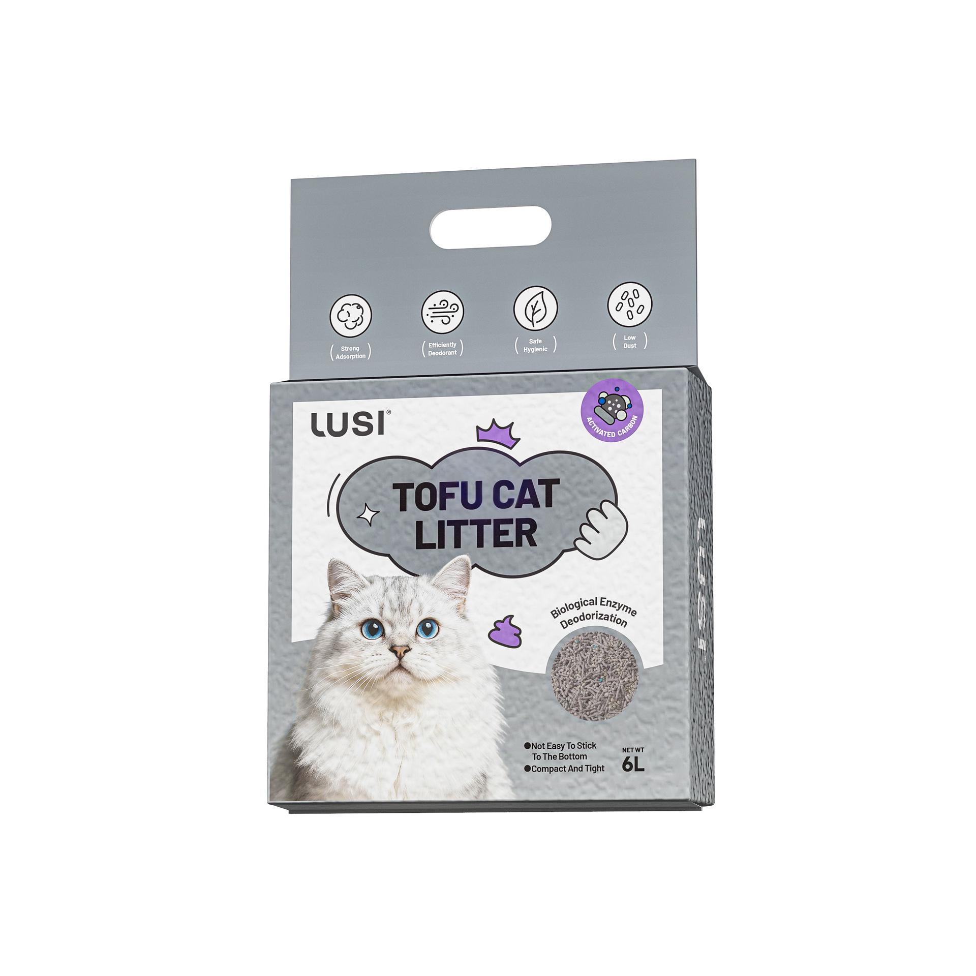 

Customized Dust-Free Deodorizing Flushable Tofu Cat Litter