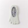 Female Summer Professional Indoor Fitness Exercise Yoga Pilates Cotton Non Slip Shock Absorption Five Finger Socks