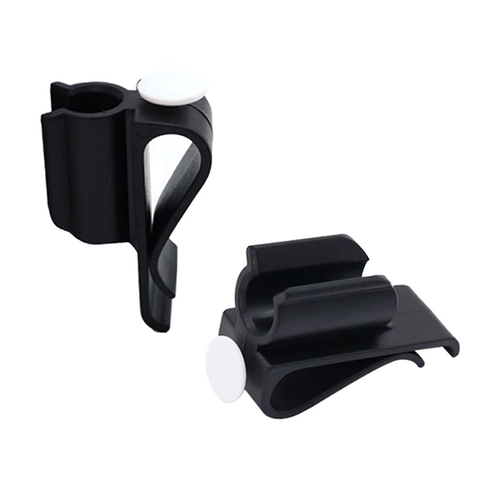 10Pcs Golfs Putters Clamp Holder Club Clip Marker Golfs Club Bag Clips On Putters Clamp Plastic Black Putting Clip