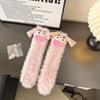 Cartoon Floor Stockings Women Plush Furry Plush Sock Harajuku Coral Fleece Socks  Girls
