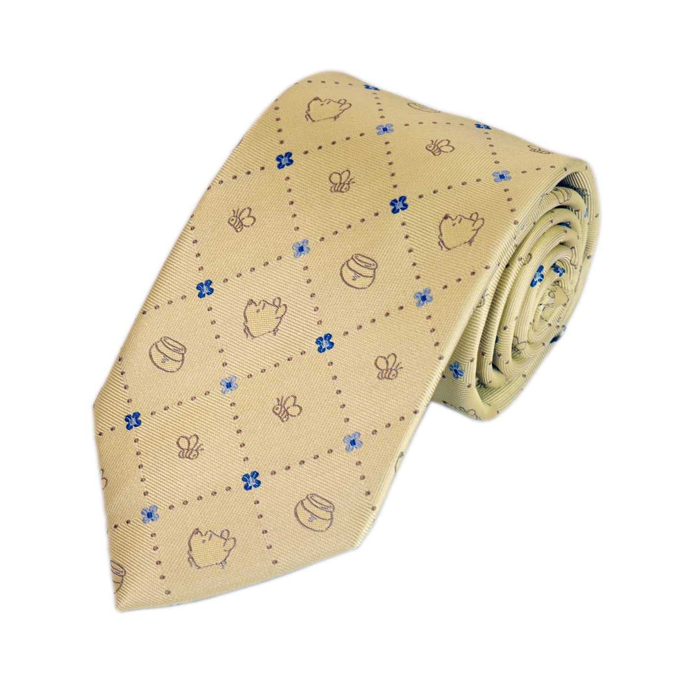 

Disney Winnie the Pooh Tie DN917081 Yellow Business Brand Tie Gift