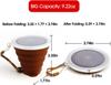 Silicone Foldable Cup Collapsible Telescopic Adorable Water Bottle Outdoor Use Travel Children Cups Teacups Ware Jug Drink Water Copa