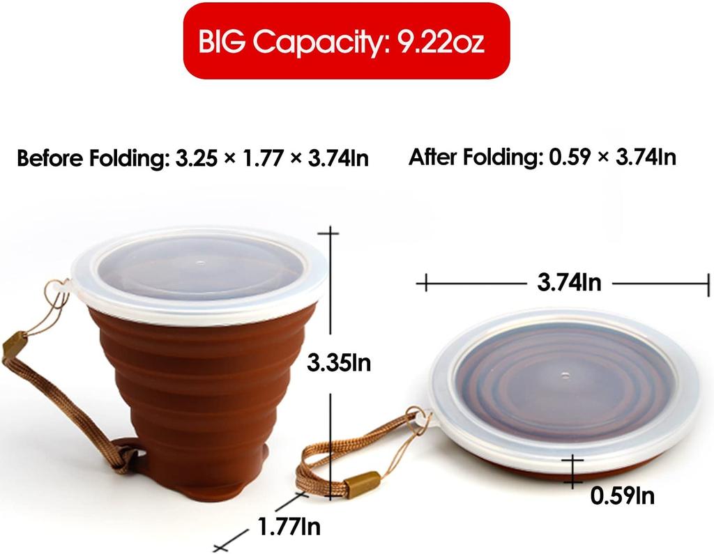 Silicone Foldable Cup Collapsible Telescopic Adorable Water Bottle Outdoor Use Travel Children Cups Teacups Ware Jug Drink Water Copa