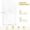 Fabric Arch Backdrop Cover Wrinkle Resistant Party Background Decoration  Baby Shower
