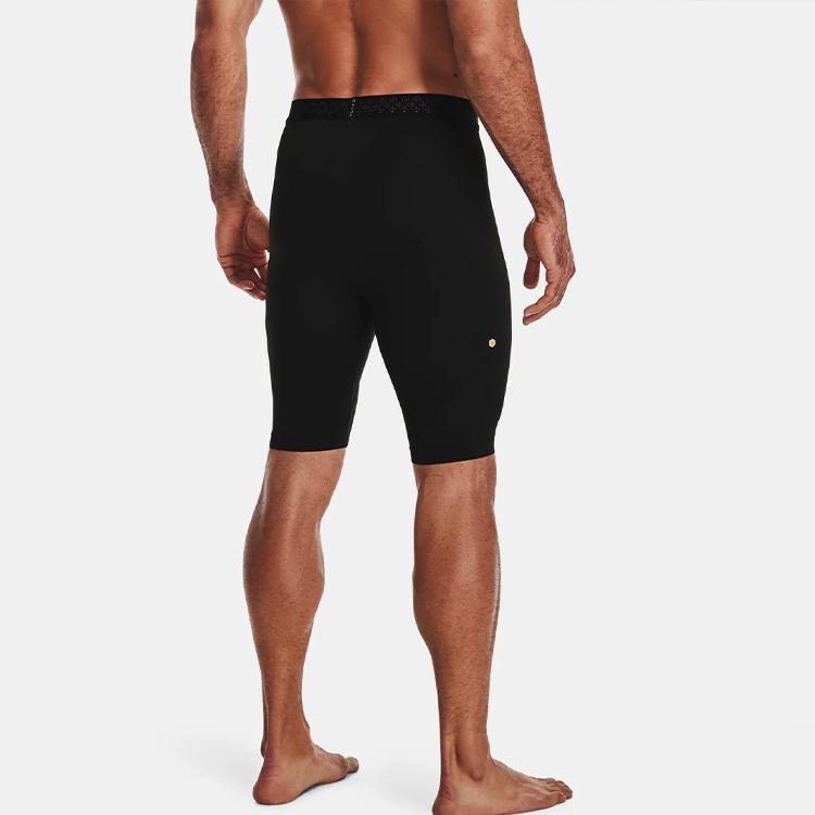 Under Armour Tisk loga Rush Přiléhavé Ležérní šortky Pánské šortky Černá 1361138-001