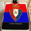 CA Osasuna2 Flannel Blanket, High Quality Comfortable for All Seasons, Home Decor, Warmth and Comfort