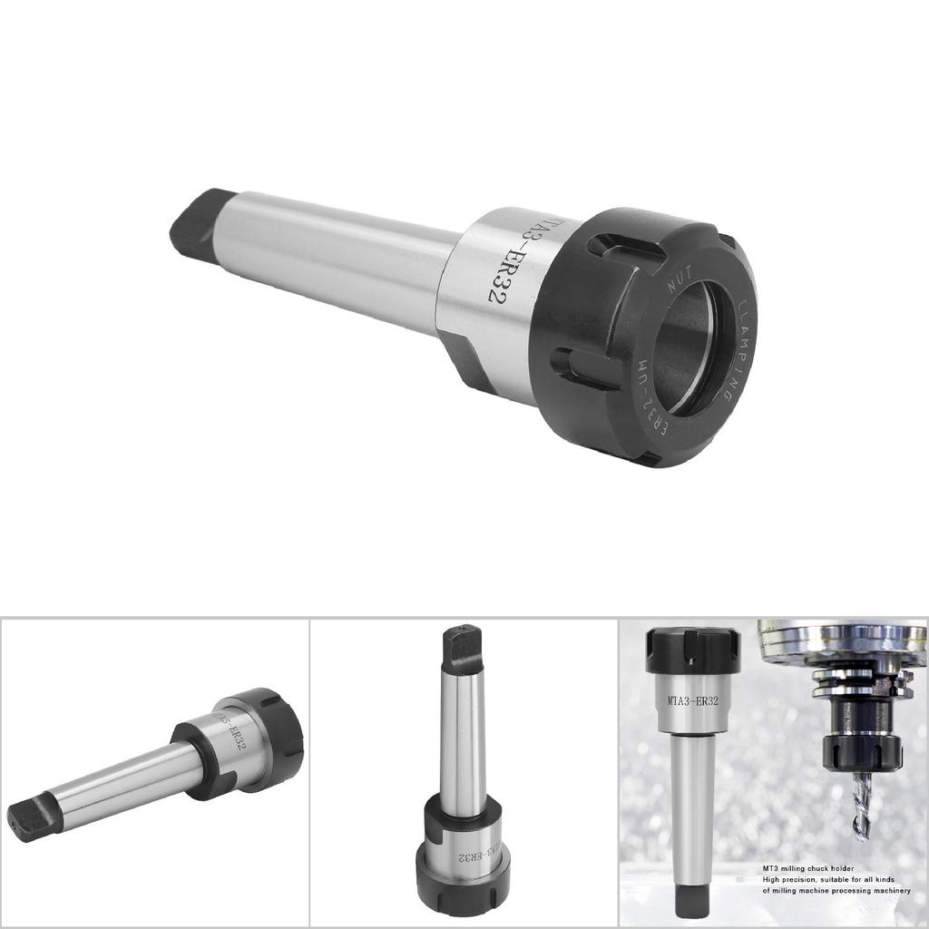 MTA3 Portsculă cu mandrină Morse Taper Oțel Carbon Piese CNC pentru Freză Strung M12MTA3ER32
