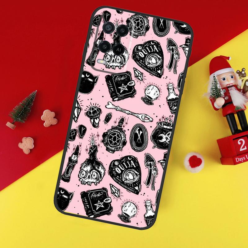 Hexerei Okkultismus Pentagramm Hülle Für Oppo A94 A74 A54 A60 A40 A80 A16 A76 A96 A98 A58 A78 A18 A38 A57 A17 A15 A5 A6 Pro